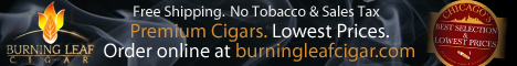 Burning Leaf Cigar
