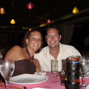 Me and the missus on vacation in Jamaica