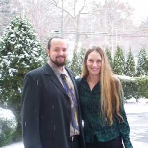 My wife & I at a friend's winter wedding.. 
Lusitanias galore...