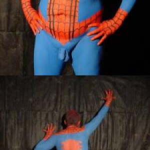 naked spiderman costume