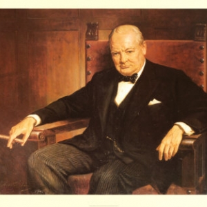 Sir Winston Churchill Print C10097563