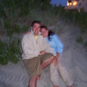 Wifie and me in Outer Banks