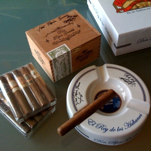 swag from Pepin event. Box and ashtray signed by Don Pepin and his roller, Rene.
