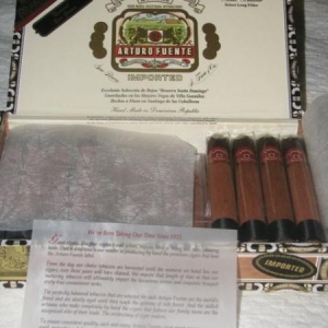 A. Fuente Sun Grown Cuban Belicoso