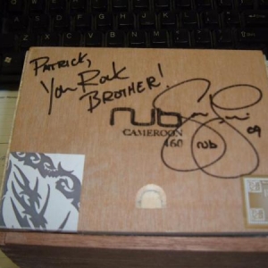 signed box