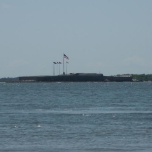 Close up of Fort Sumter