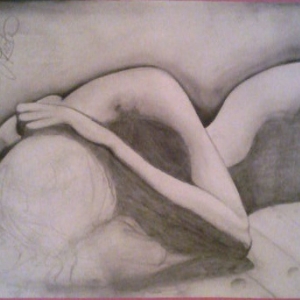 Pencil. Naked woman. COPIED
Story behind this drawing. I skipped class one day so that i can draw something with my art teacher. And surprise! Alfonso was there.