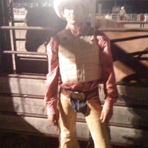 My son. Saddle Bronc Rider