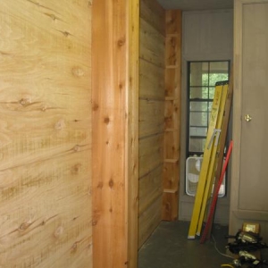 Interior wall & columns