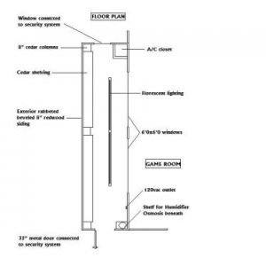 Humidor Floor Plan