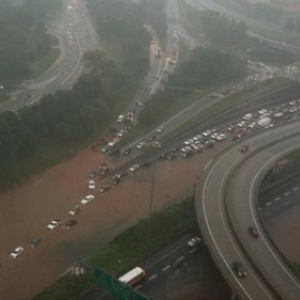 It's been flooding in Atlanta