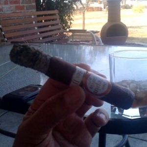 DPG Series JJ on the patio after a day at the range.