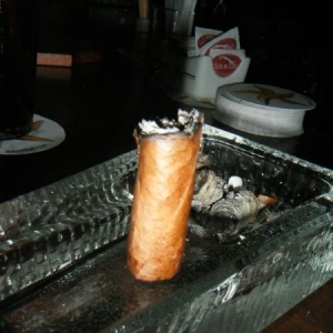 Finis!

Oh, and that is also the ashtray that the bartenders gave to us.  But shhhhhhhh.....lol.