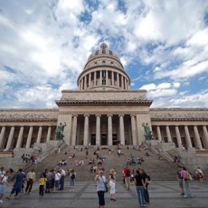 The Capitol building in Havana.