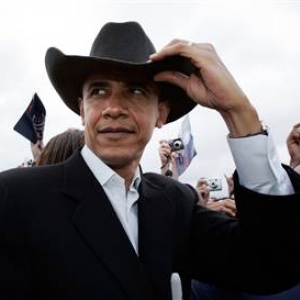 Obama Cowboy Hat Sincere