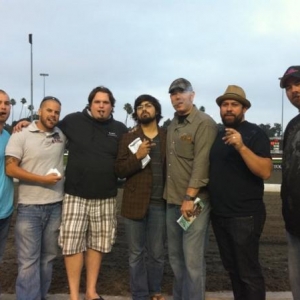 My Crew at the Hollywood Park Horse Races rockin the Finish Line enjoying a Rocky Patel Signature