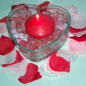 Deco Water Pearls with floating candle