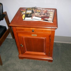 Outside end table/ purchased sale by bid on cheaphumidors.com