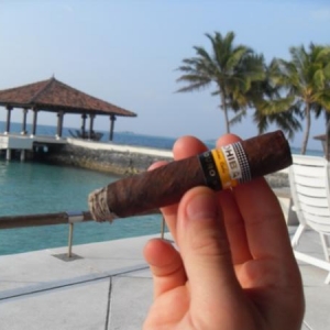 Maldives and a Cohiba Maduro 5 magicos