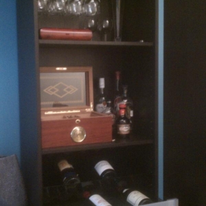 Wine cabinet with my humidor