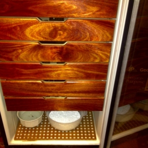 Haier with bloodwood fronts