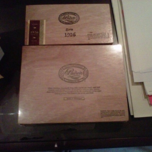 Two boxes of Padrons. 1964 Dimplomaticos and 1926 #35! =)