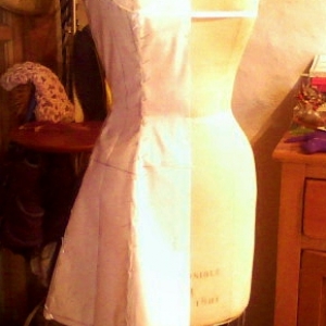 A princess line dress I started making in summer vacations
