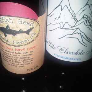 Dogfish Head 90 and Sonoran White Chocolate Ale
