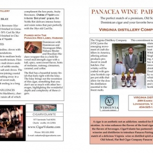 Panacea Pairings - Virginia Distillery