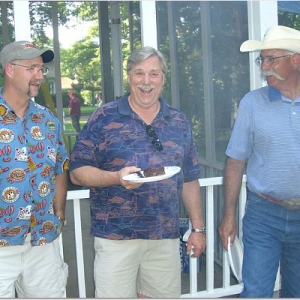 BoM In NE Herf  07....
L to R  BradMc, Chuck (CWS), Mike (Cowboy)