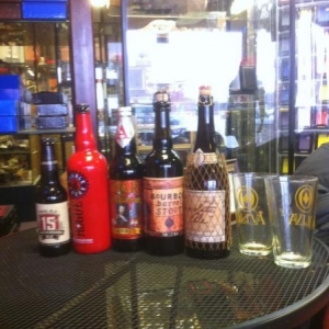 Blvd Choc Ale, Rogue Double choc, Czar Imperial, Ft. Collins Bourbon Barreil