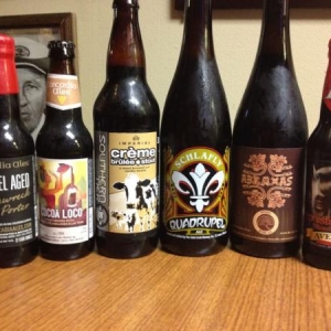 Shipwreck Porter, Cocoa Loco, Creme Brulee, Quadrupel, Mephistopheles