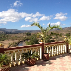 Overlooking the valley from Drew Estate