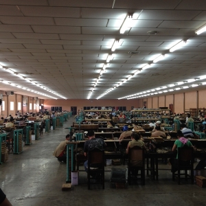 My Father Cigars rolling room