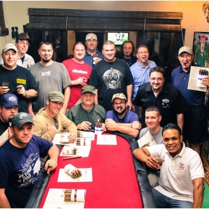 A great surprise from Drew Estate... The cigars we personally blended were waiting for us the same day we had the blending session!!!  What a great group of Brothers!