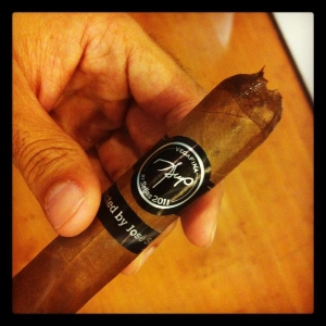 This is a gift from Jose Seijas son, great smoke, a little strong