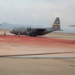 MAFF airtanker waiting to be loaded