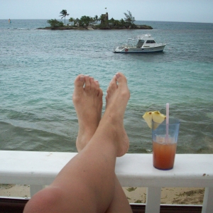 Nude Beach from Lobby Verandah