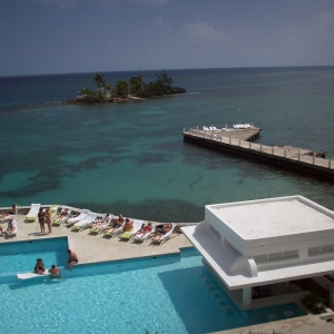 Pool Bar and Tower Isle Nude Beach