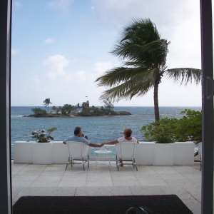 Tower Isle as seen from Lobby Verandah