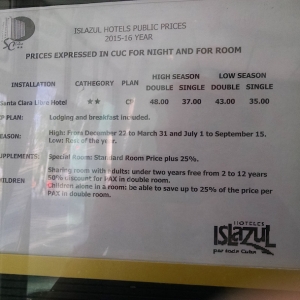 Santa Clara Libre Hotel Prices