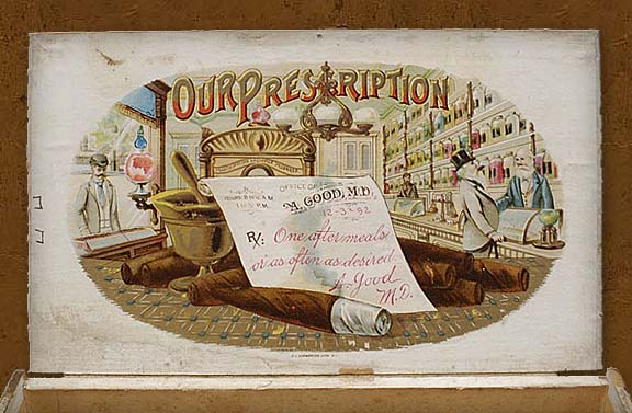 A cigar box from 1893