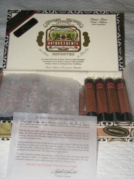 A. Fuente Sun Grown Cuban Belicoso