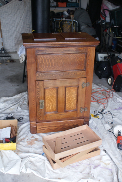 After tung oil and paste wax.