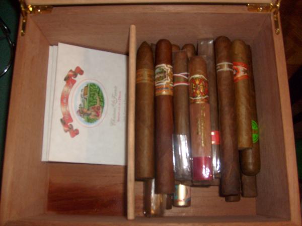 Another view inside humidor.....