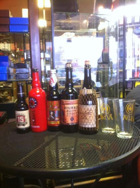 Blvd Choc Ale, Rogue Double choc, Czar Imperial, Ft. Collins Bourbon Barreil