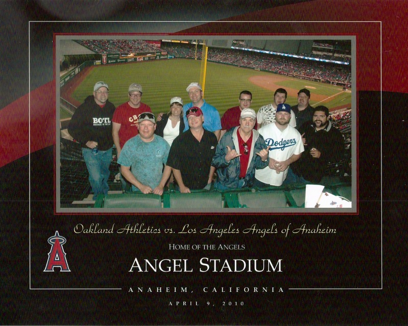 BOTL at the Angels Game. Lots of fun guys!!!