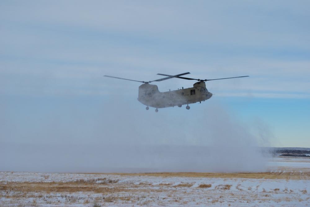 Chinooks make a lot of wind.