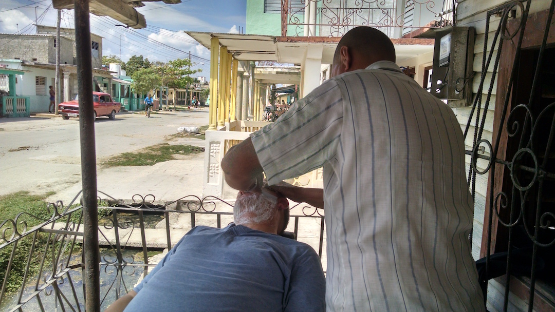 CORNER Barber Shop (shave Only 20 Cents)