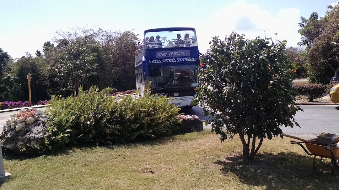 Double Decker Tour Bus